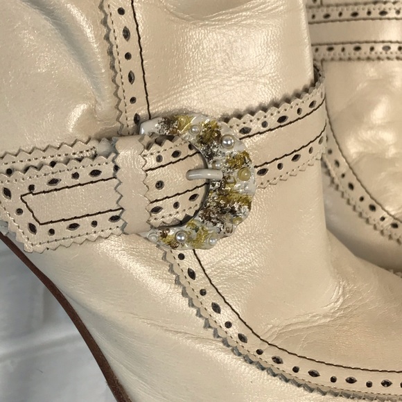 Eliza di Venezia Stylish Boots Winter White 40.5 - Picture 3 of 8